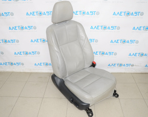 Пасажирське сидіння Toyota Avalon 13-18 без airbag, електро, підігрів, шкіра сіре