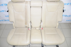 Задний ряд сидений 2 ряд Lexus RX350 10-15 кожа беж, потёртое