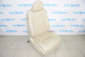 Пассажирское сидение Lexus RX350 RX450h 10-15 без airbag, электро, кожа беж, потёртости,