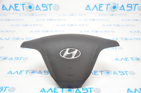Подушка безопасности airbag в руль водительская Hyundai Santa FE Sport 13-18 темно-коричневая