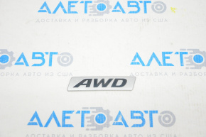 Эмблема надпись AWD двери багажника Hyundai Santa FE Sport 13-18