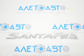 Эмблема надпись SANTAFE двери багажника Hyundai Santa FE Sport 13-18
