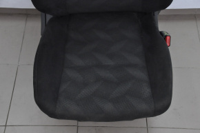 Пасажирське сидіння Nissan Rogue 14-20 без airbag, механічні, ганчірка черн