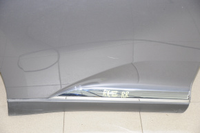 Накладка дверей нижня зовнішня зад прав Lexus RX350 10-15 з хромом
