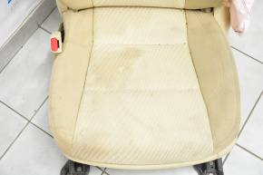 Водительское сидение Toyota Camry v55 15-17 usa без airbag, элект, тряпка беж, стрельнувшее