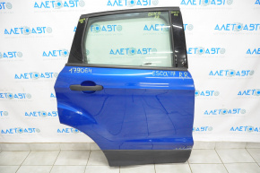 Дверь голая задняя правая Ford Escape MK3 13-19 синий N6, царапина