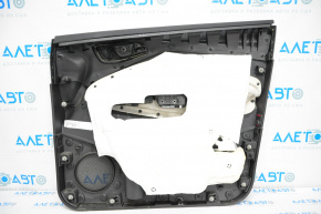 Обшивка двери карточка передняя левая Ford Escape MK3 17-19 рест черн