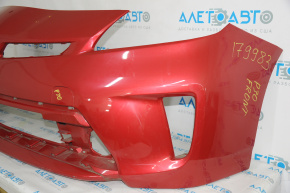Бампер передній голий Toyota Prius 30 13-15 рест, Тайвань, червоний