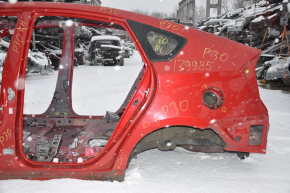 Четверть крыло задняя левая Toyota Prius 30 10-15 красный, мелкие тычки