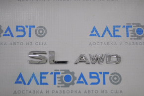 Эмблема надпись SL AWD двери багажника Nissan Rogue 14-20