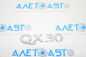 Емблема напис QX30 двері багажника Infiniti QX30 17-
