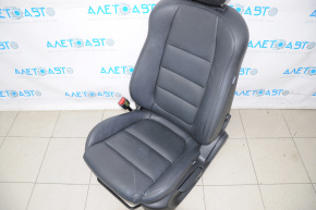 Водійське сидіння Mazda 6 13-15 без airbag, механіч, шкіра чорна
