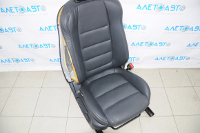Пасажирське сидіння Mazda 6 13-15 без airbag, механіч, шкіра чорна, що стрільнула