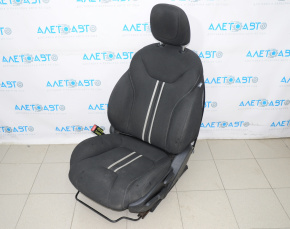 Сидіння водія Dodge Dart 13-16 SXT без airbag, механічні, ганчірка черн, надрив внизу