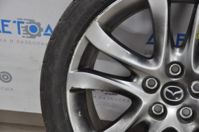Колісний диск R19 5*114,3 Mazda6 13-17 Touring срібло бордюрка, під фарбування