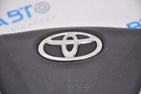 Подушка безопасности airbag в руль водительская Toyota Camry v55 15-17 usa, потерта эмблема