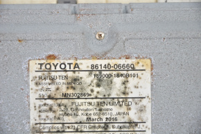 Дисплей радио дисковод проигрыватель Toyota Camry v55 15-17 usa сломана направляйка