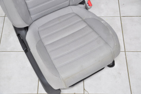 Пасажирське сидіння Honda CRV 17-22 без airbag, механічні, ганчірка сіре