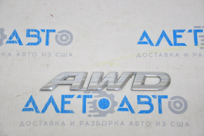 Эмблема надпись AWD двери багажника Honda CRV 17-22