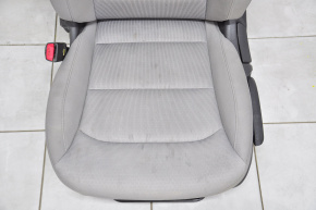 Водительское сидение Hyundai Elantra AD 17-20 без airbag, механич, тряпка сер