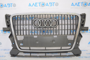 Решетка радиатора grill Audi Q5 8R 09-12 дорест под парктрон