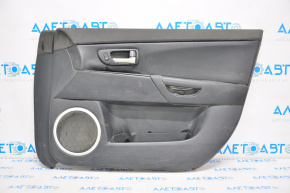 Обшивка двери карточка задняя правая Mazda CX-7 06-09 черная