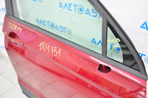 Молдинг дверь-стекло центральный передний правый VW Tiguan 18- мат