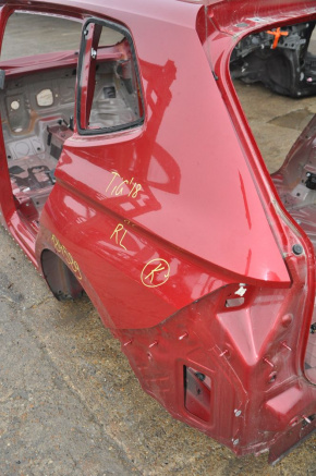 Четверть крыло задняя левая VW Tiguan 18- long красный