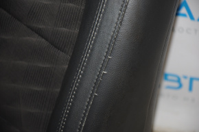 Сидіння водія Hyundai Sonata 15-17 без airbag, електро не робота, шкіра черн, потертий