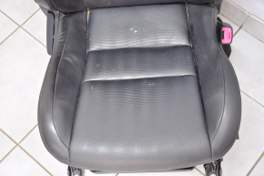 Пасажирське сидіння Lexus CT200h 11-17 без airbag, механічні, шкіра черн