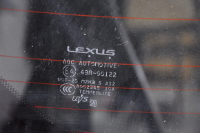 Стекло заднее двери багажника Lexus CT200h 11-17 тонировка, царапины