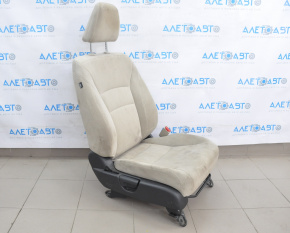 Пасажирське сидіння Honda Accord 13-17 без airbag, механічні, велюр беж