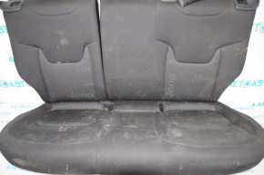 Задній ряд сидінь 2 ряд Jeep Renegade 15- ганчірка черн, брудне, під хім чистку