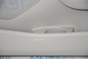 Обшивка двери карточка передняя правая Ford Explorer 11-15 дорест кожа сер, залом внизу