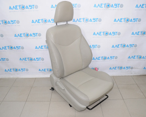 Пасажирське сидіння Toyota Prius V 12-17 без airbag, механічні, шкіра сіре