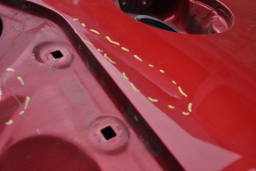 Четверть крыло задняя левая Toyota Prius 30 10-15 красный, в пленке, мелкие тычки, царапины