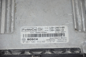 Блок ECU компьютер двигателя Ford Escape MK3 13-16 1.6T 2.0T слом креп, вмятина