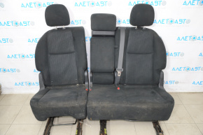 Задний ряд сидений 2 ряд Nissan Pathfinder 13-20 велюр черный, под химчистку