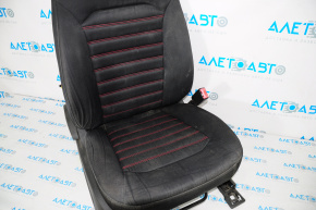 Пассажирское сидение Ford Fusion mk5 13-16 без airbag, механич, тряпка черн красная строчка