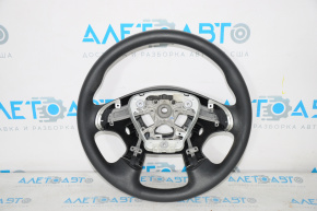 Руль голый Nissan Pathfinder 13-20 резина, черный