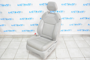 Сидіння водія Acura MDX 14-15 без airbag, електро, шкіра сіре