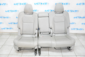 Задній ряд сидінь 2 ряд Acura MDX 14-16 шкіра сіре