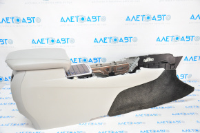 Консоль центральна підлокітник Acura MDX 14-16 дорест шкіра сіра