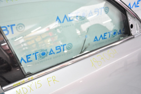 Молдинг дверь-стекло центральный передний правый Acura MDX 14-20 хром