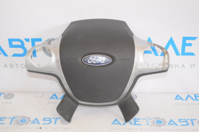 Подушка безпеки airbag в кермо водійська Ford Escape MK3 13-16 дорест, чорний, дефект хрому, іржавий піропатр