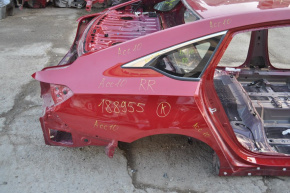 Четверть крыло задняя правая Honda Accord 18-22 красная
