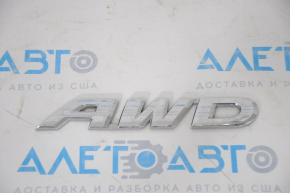 Емблема напис AWD двері багажника Honda CRV 12-16