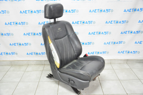 Пасажирське сидіння Infiniti JX35 QX60 13- без airbag, ел, шкіра черн, Подгол з монітор, стріл