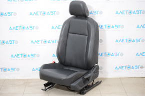 Водительское сидение VW Jetta 19- без airbag, механич, кожа черн