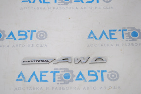 Эмблема надпись AWD крышки багажника Subaru Legacy 15-19